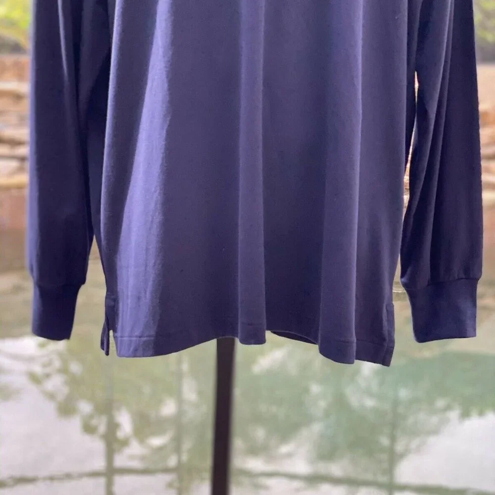 Polo Ralph Lauren Men's Navy Long‎ Sleeve Polo XL, New with Tags